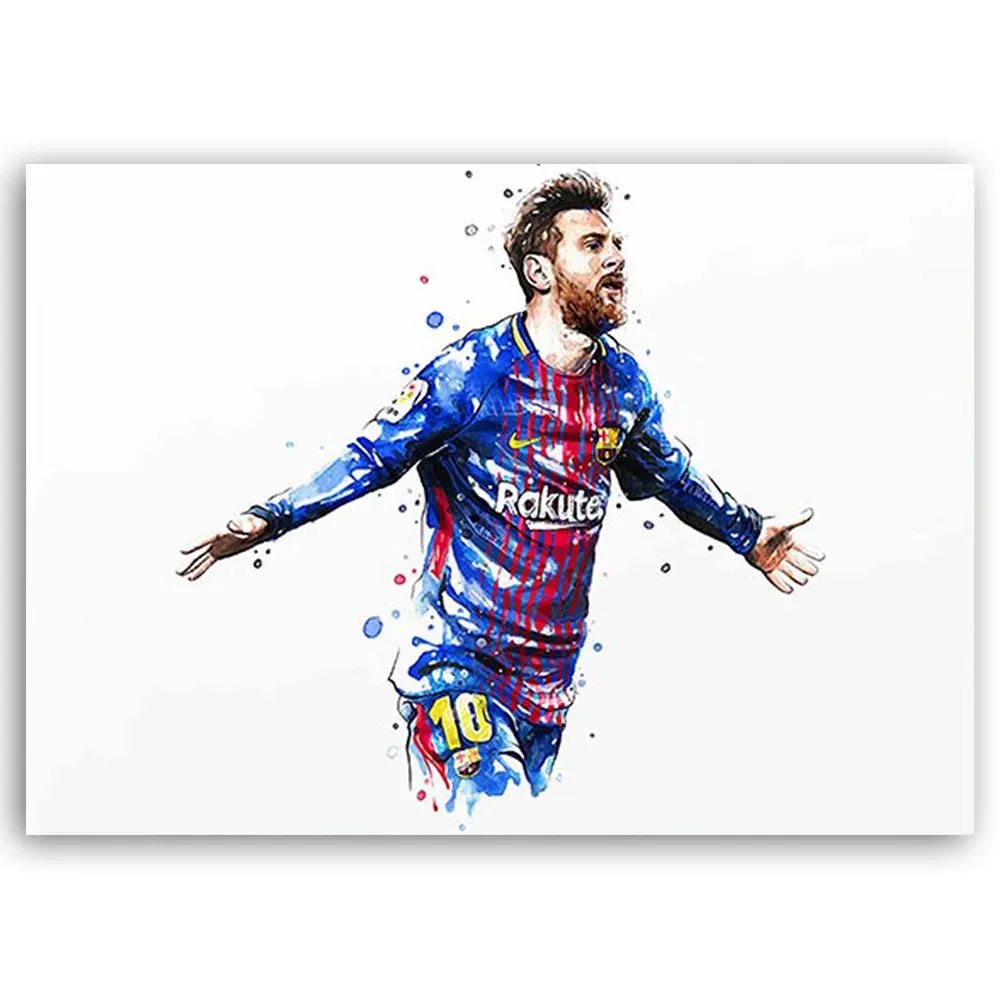 Football Stars Modern Poster Miru World