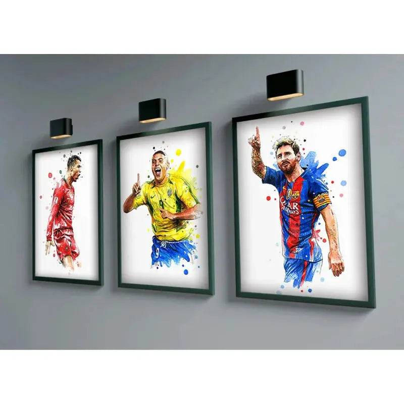 Football Stars Modern Poster Miru World
