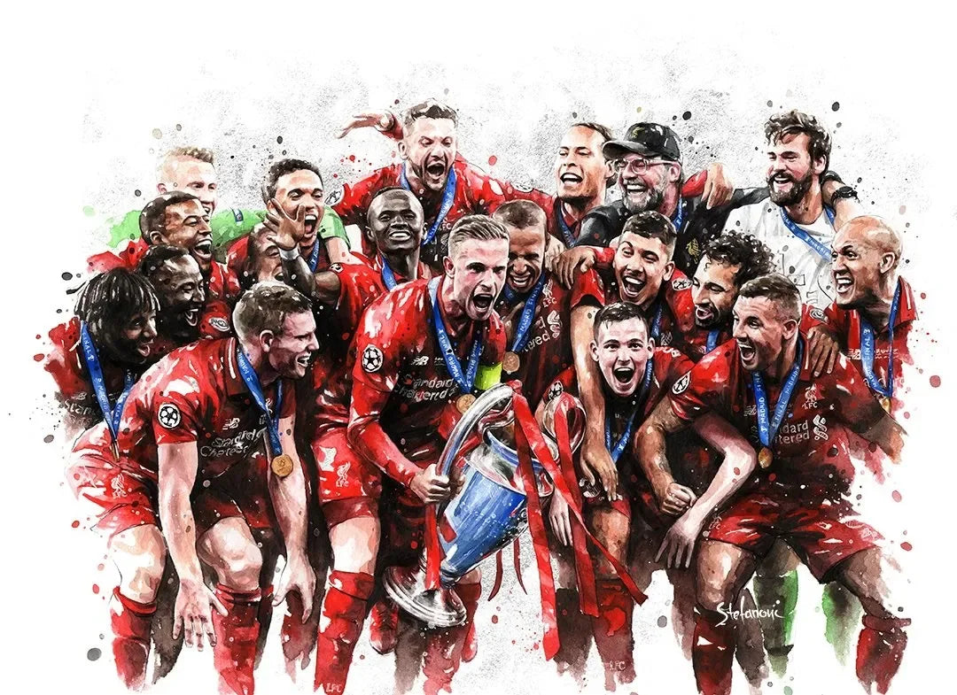 Football Stars Modern Poster Miru World