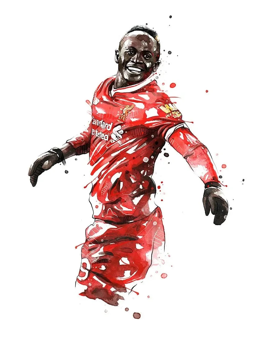 Football Stars Modern Poster Miru World