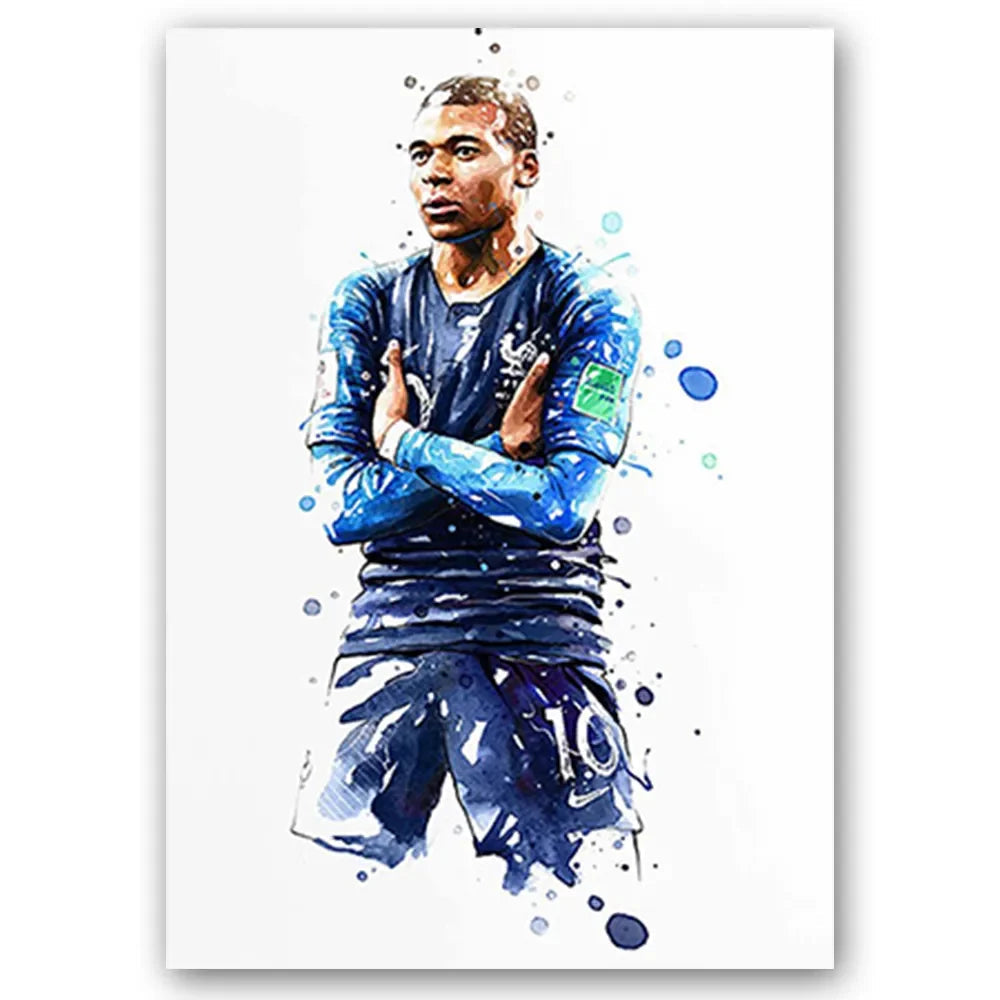 Football Stars Modern Poster Miru World