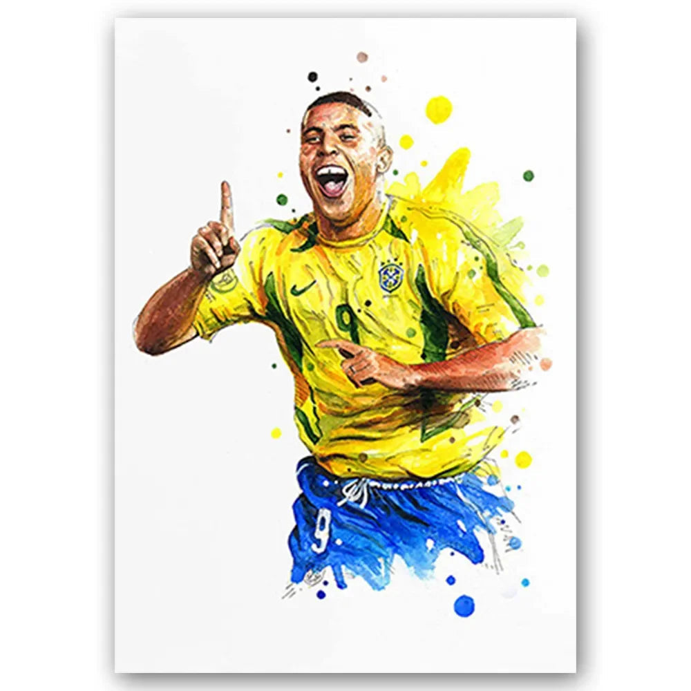 Football Stars Modern Poster Miru World