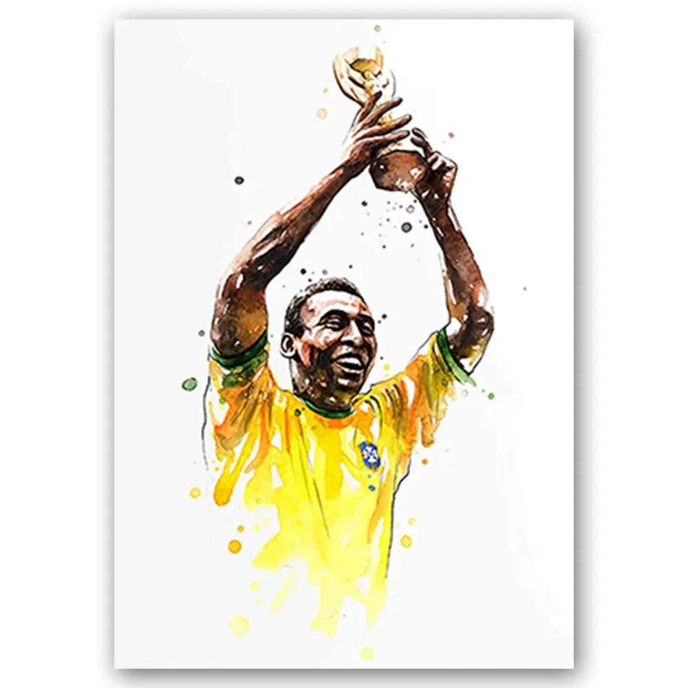 Football Stars Modern Poster Miru World