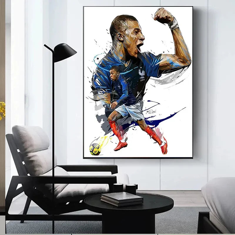 Football Stars Modern Poster Miru World