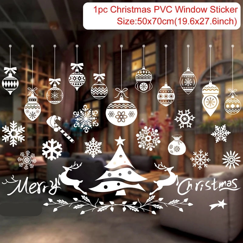 Christmas Window Stickers Miru World