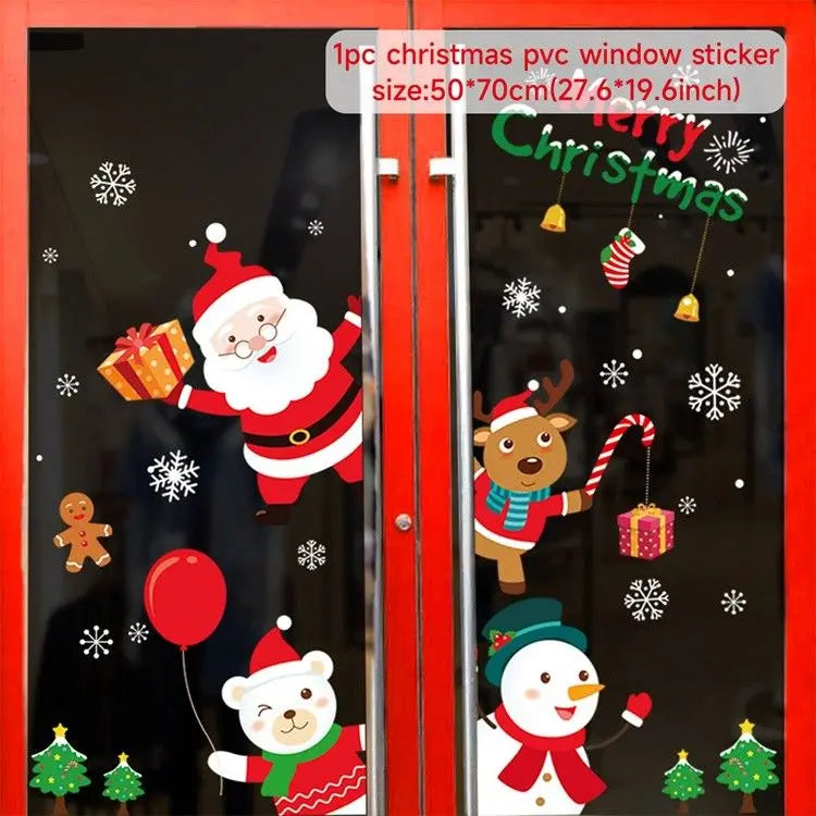 Christmas Window Stickers Miru World