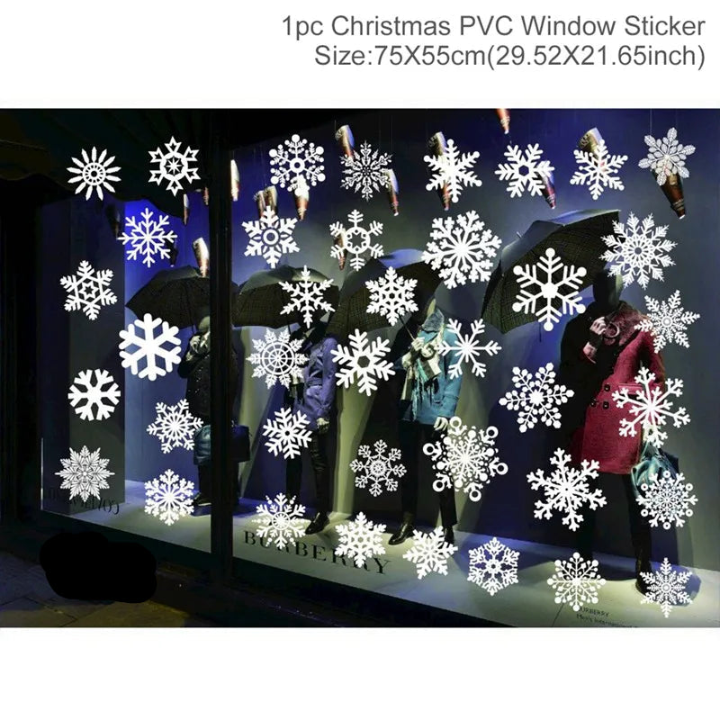 Christmas Window Stickers Miru World