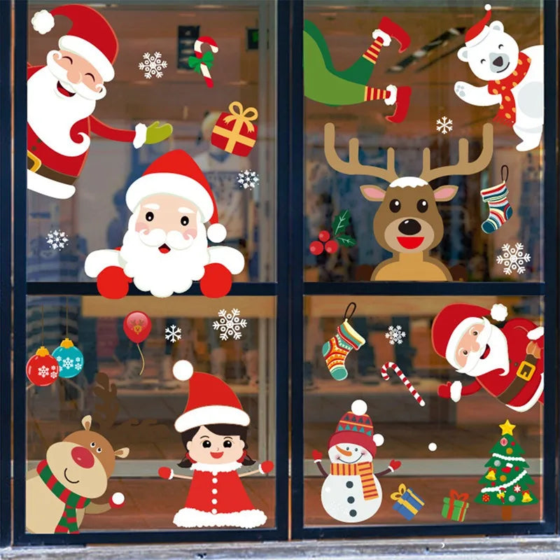 Christmas Window Stickers Miru World
