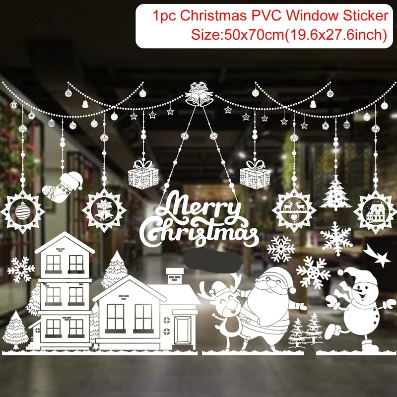 Christmas Window Stickers Miru World
