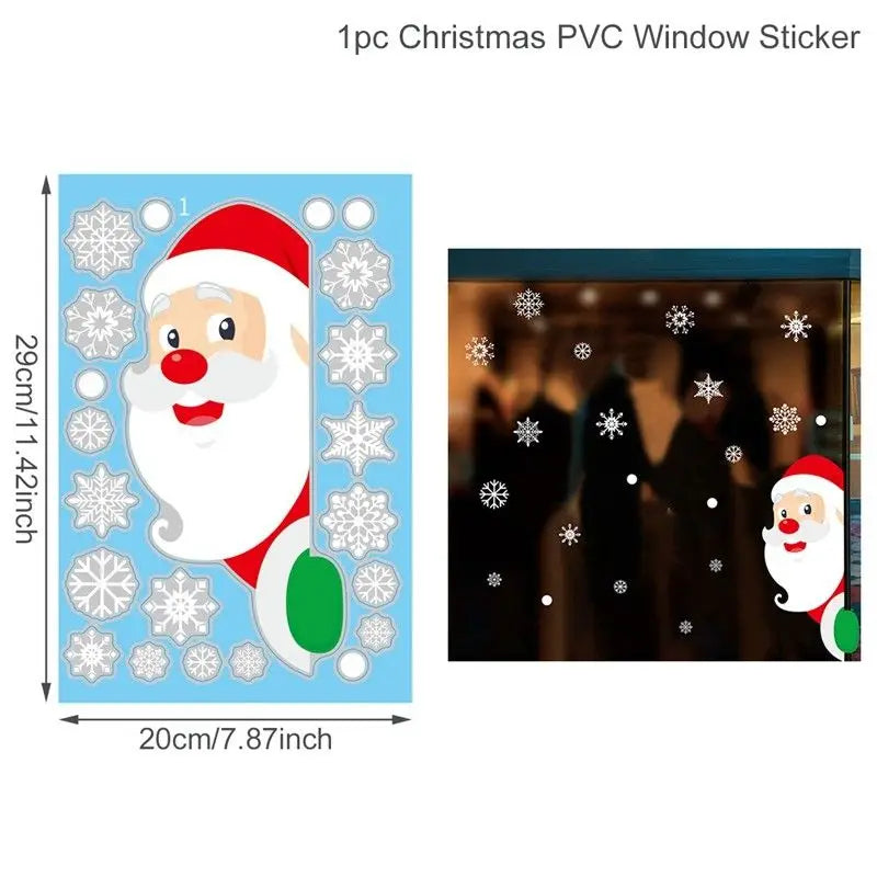 Christmas Window Stickers Miru World
