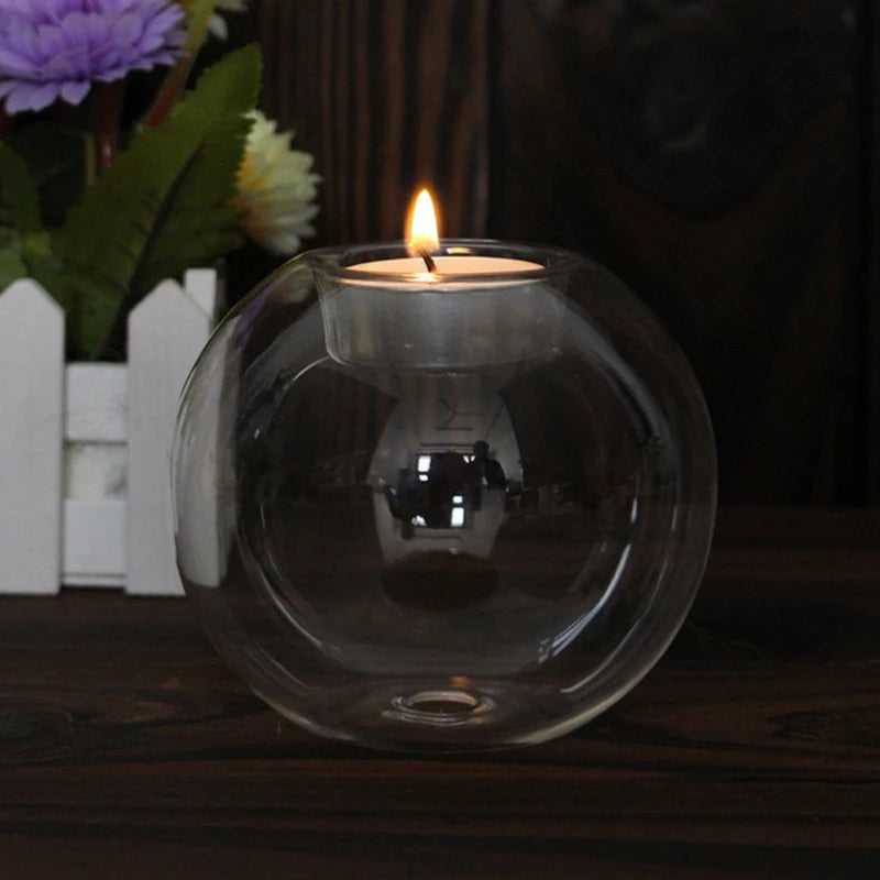 Glass Candle Holder Miru World
