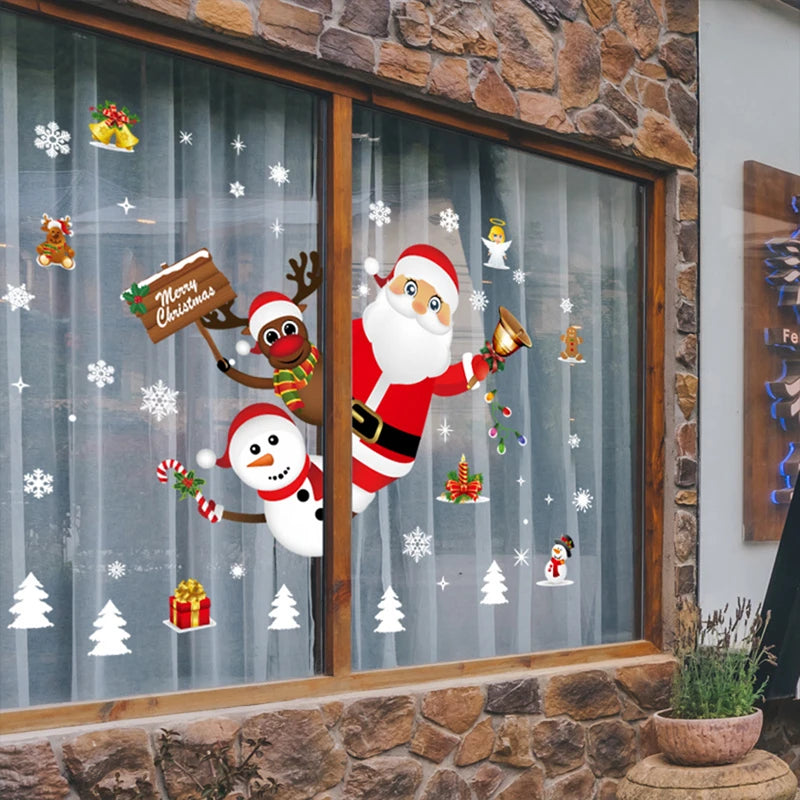 Christmas Window Stickers Miru World