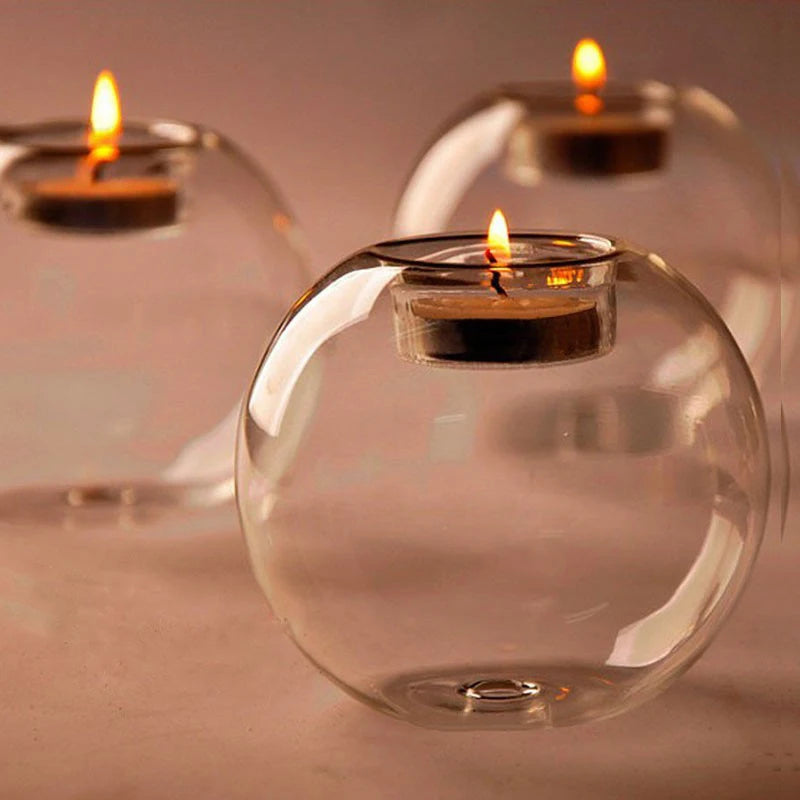 Glass Candle Holder Miru World