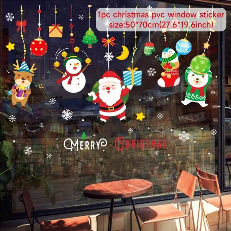 Christmas Window Stickers Miru World
